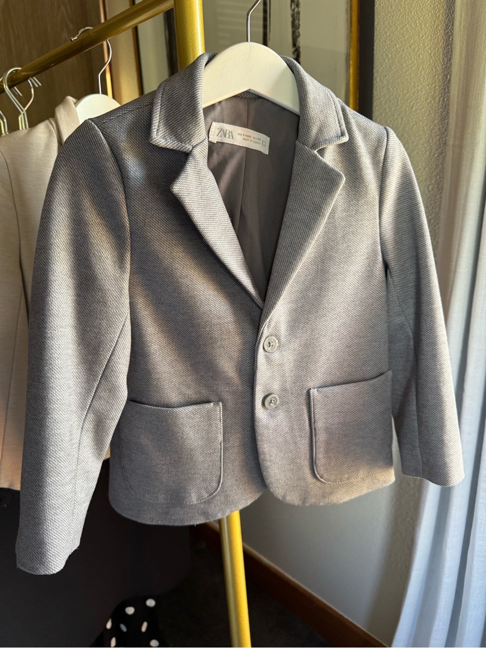 Zara boys Gray Tailored Blazer